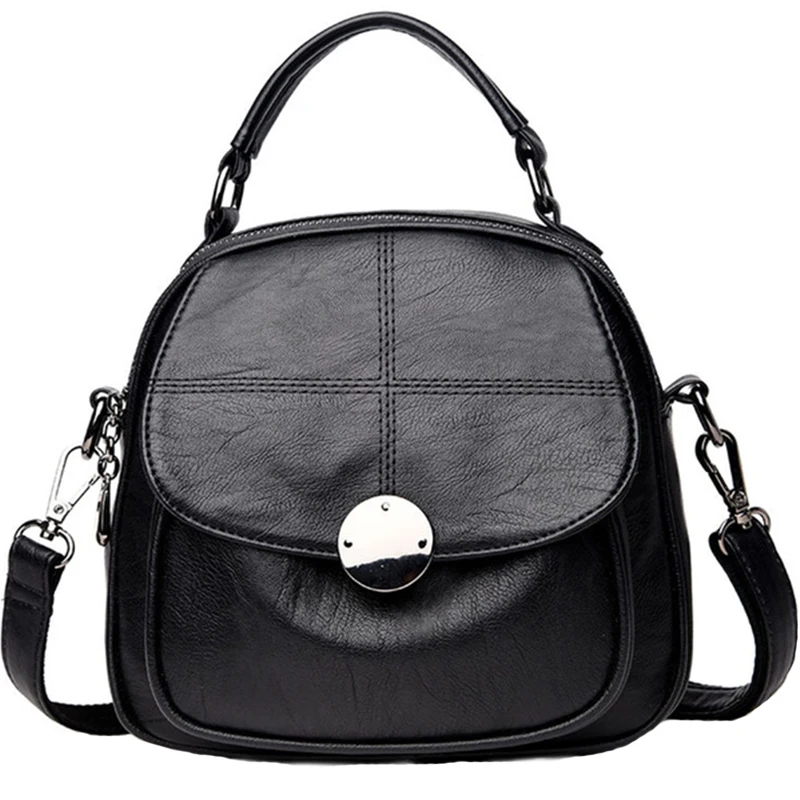 

Fashion Lady Backpack PU Backpack Female Multifunction Shoulder Bag Small Backpack