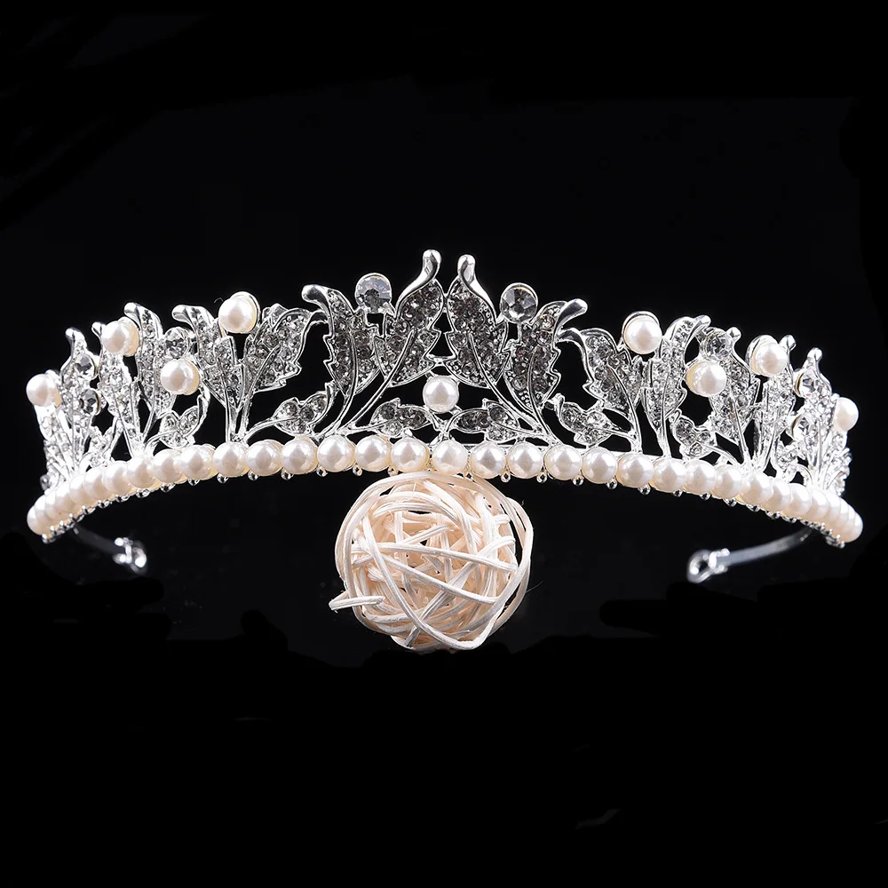 

LISM 1 Pc Headband Shiny Exquisite Bridal Rhinestone Hair Crown Clasp Hair Band Hair Hoop for Wedding