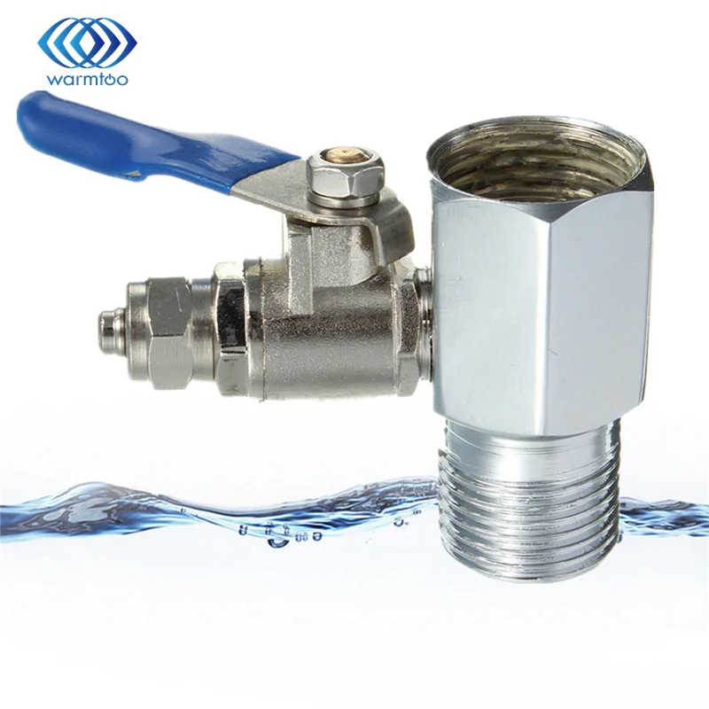 

2016 1/2'' to 1/4'' RO Feed Water Adapter Ball Valve Faucet Tap Feed Reverse Osmosis Durable Quality
