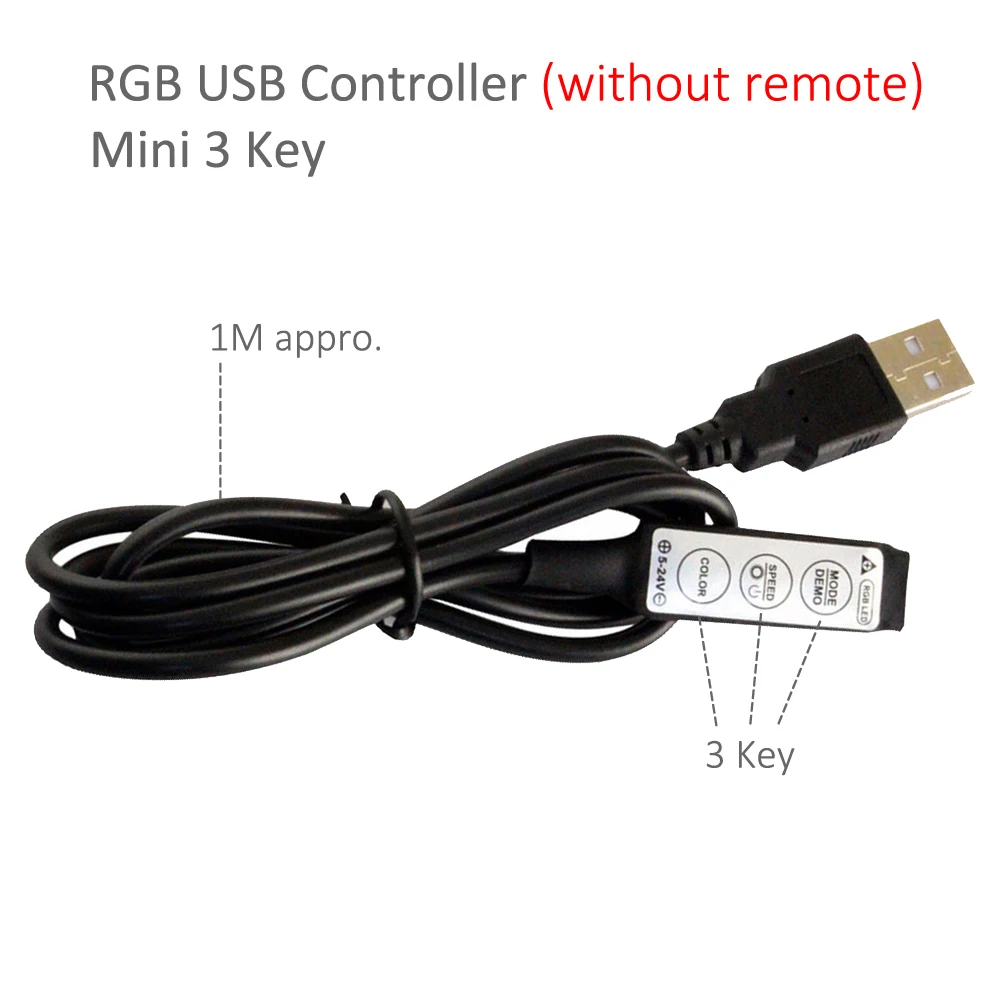 Светодиодный контроллер USB 5 в мини 3 17 44 24 ключ IR RF RGB удаленный беспроводной контроллер Инфракрасный для 5050 3528 RGB светодиодный светильник