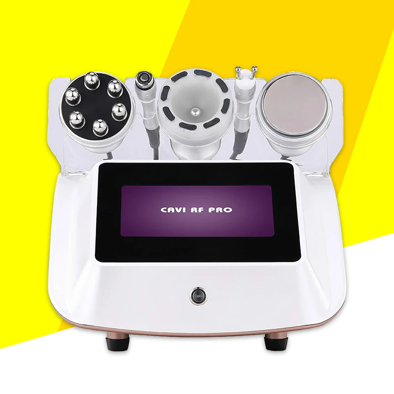 

Cellulite Removal 5 In 1 Ultrasonic Cavitation Vacuum Radio Frequency Weight Loss Slimming Machine For Spa Use