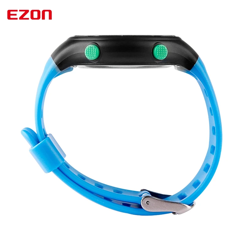 Цифровые мужские спортивные часы EZON с секундомером и двойным временем уличные