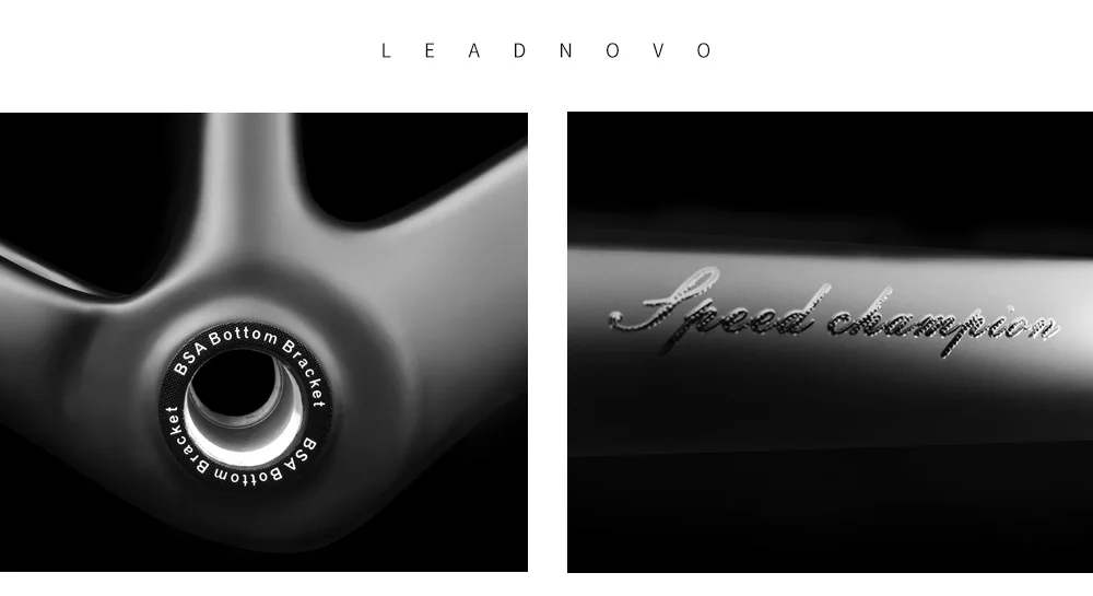 Discount NEW carbon road frame inner cable Di2&Mechanical racing bike carbon road frame+fork+seatpost+headset carbon road bike LEADNOVO 11