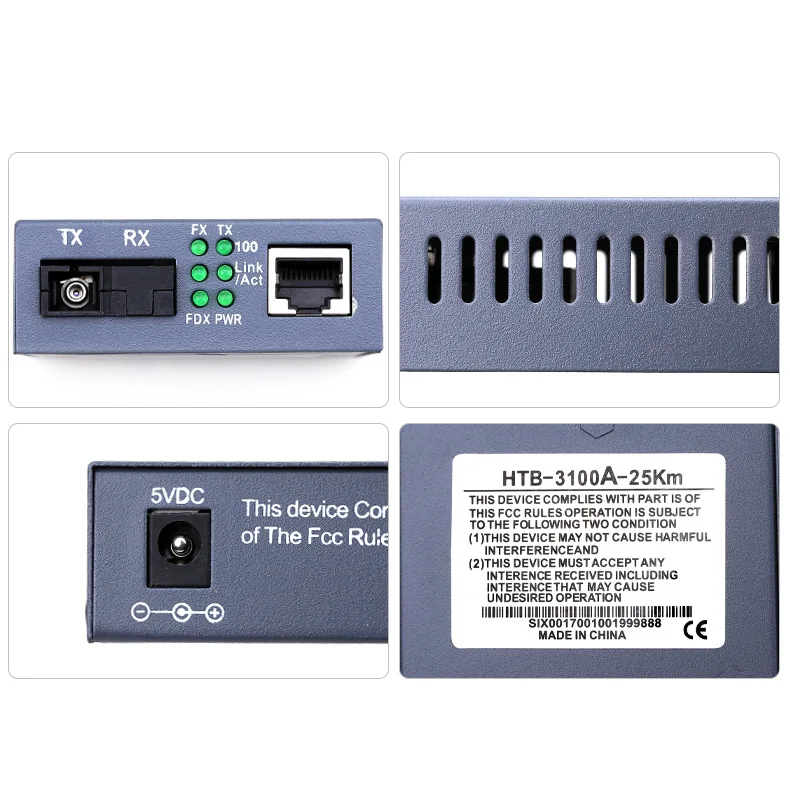HTB3100A fiber media converter 6