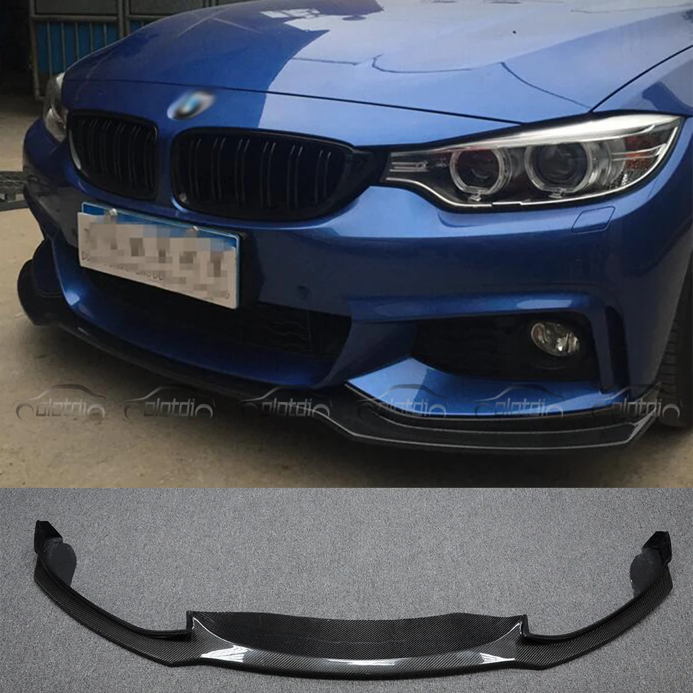 E Style Car Style Carbon Fiber Racing Front Lip Splitter for BMW 4 ...