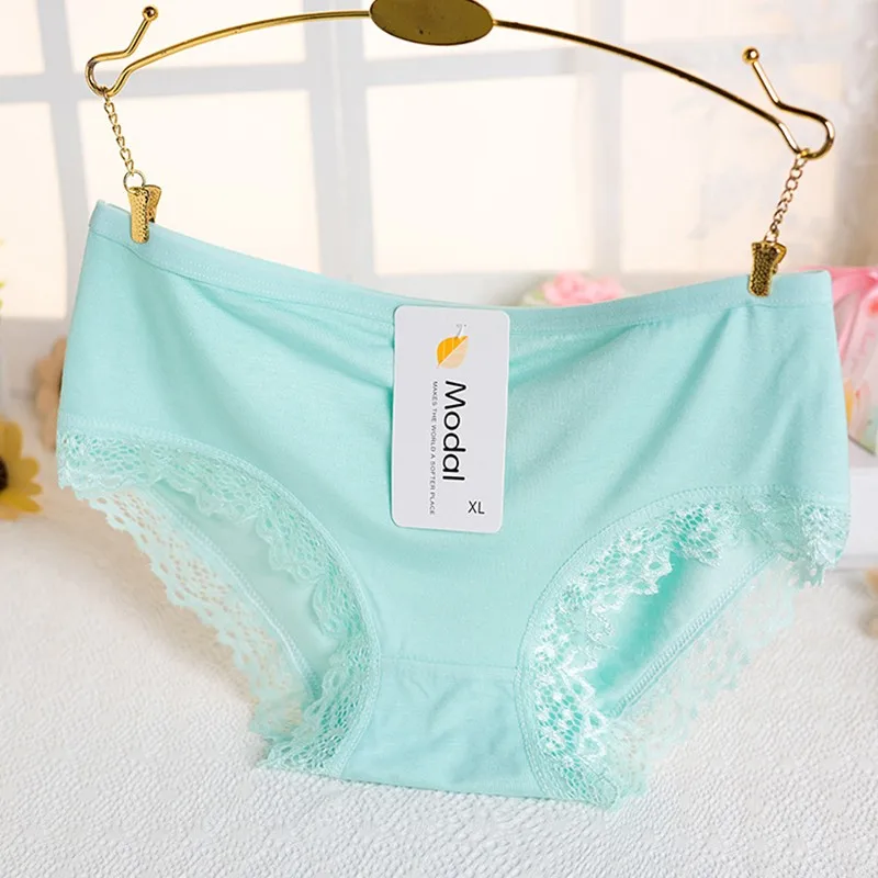 Thin Sexy Lace Panties Cotton Women Briefs Underwear Breathable Cotton