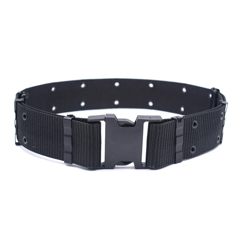 

5.5cm Wide Thick Army Belt Men Nylon Tactical Student Training Knitted Heavy Duty Combat Belt Outdoors Male Military Strap 383