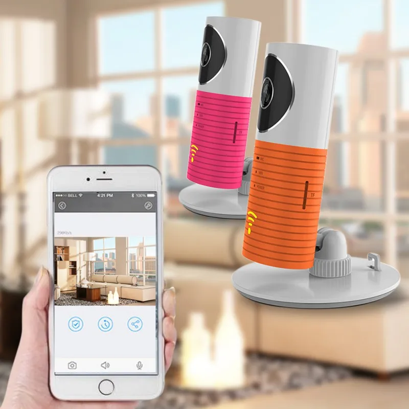 

Mini Wireless Wifi Baby Monitor with Camera Clever Dog Video Security Two-way Audio Night Vision
