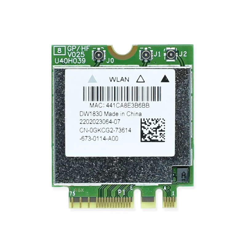 Brand new DW1830 BCM943602BAED GKCG2 NGFF 1300Mbps BT4 1 WiFi Network Card better than BCM94352Z support