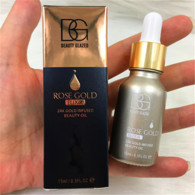 2018 красота глазурованная новый 24 к розовое золото эликсир излучающий Moisturizer BNIB 30ml