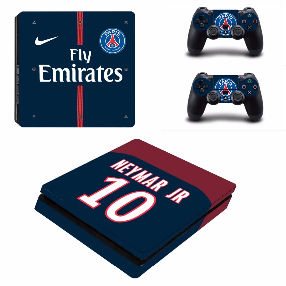 

PARIS SAINT-GERMAIN PSG PS4 Slim Skin Sticker For Sony PlayStation 4 Console and 2 Controllers PS4 Slim Skin Sticker Decal