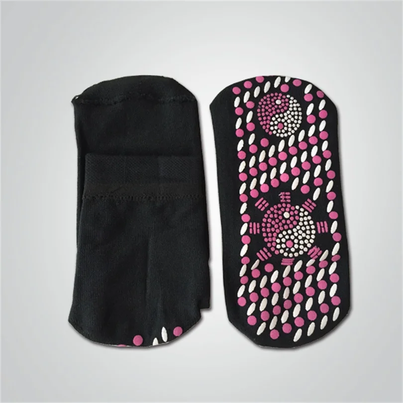 

1pair Tourmaline Self-heating Far Infrared Comfortable Cotton Socks Foot Feet Massager Massage Stocking Healthy Gift
