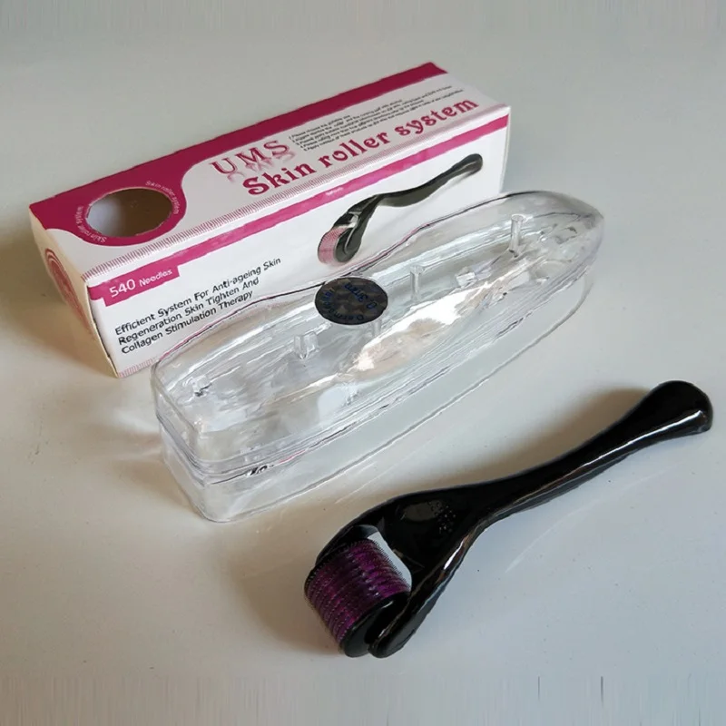 DRS 540 микро иглы Дерма ролик титановый мезороллер микроиглы dr ручка машина для ухода за кожей и ухода за телом