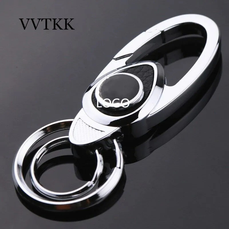 Metal+Leather Car Keychain Key Chain Car For BMW KIA Skoda Chevrolet Opel Lexus Land Rover Mercedes Peugeot Fiat Suzuk