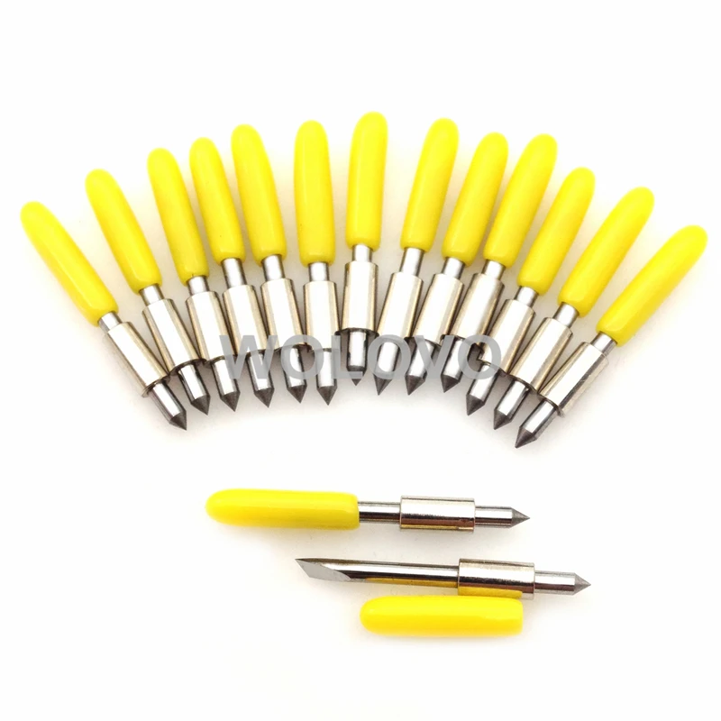 15 Pz 30 Gradi Graphtec Cb15/Cb15U Plotter Da Taglio Plotter/Printer Blades Spedizione Gratuita