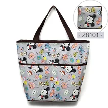 Водонепроницаемая сумка для подгузников с принтом Микки Дисней, складная сумка на молнии, переносная сумка для покупок, сумка для хранения в супермаркете, сумка на плечо