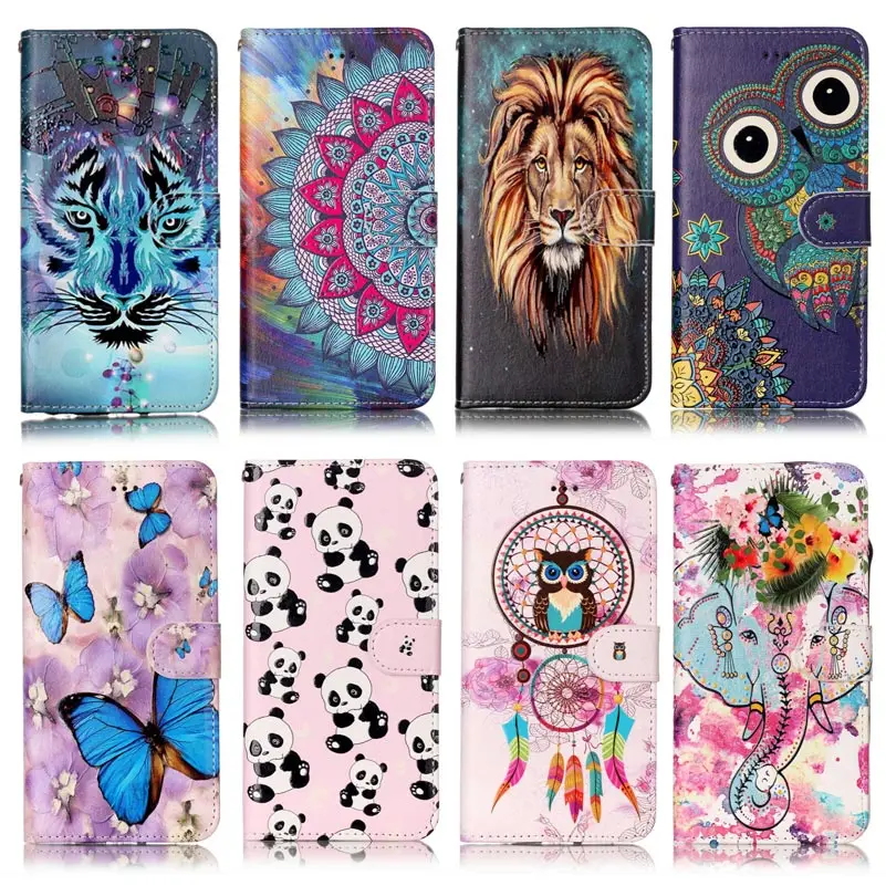 LPWZHMG флип кейсы из искусственной кожи для iphone 5 5S 6 6s 7 Plus держатель карт кошелек