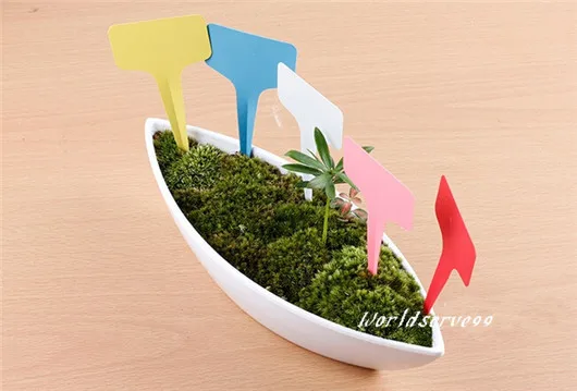100 шт. пластиковые ярлыки для растений|diy garden decor|garden stakesplastic stakes |