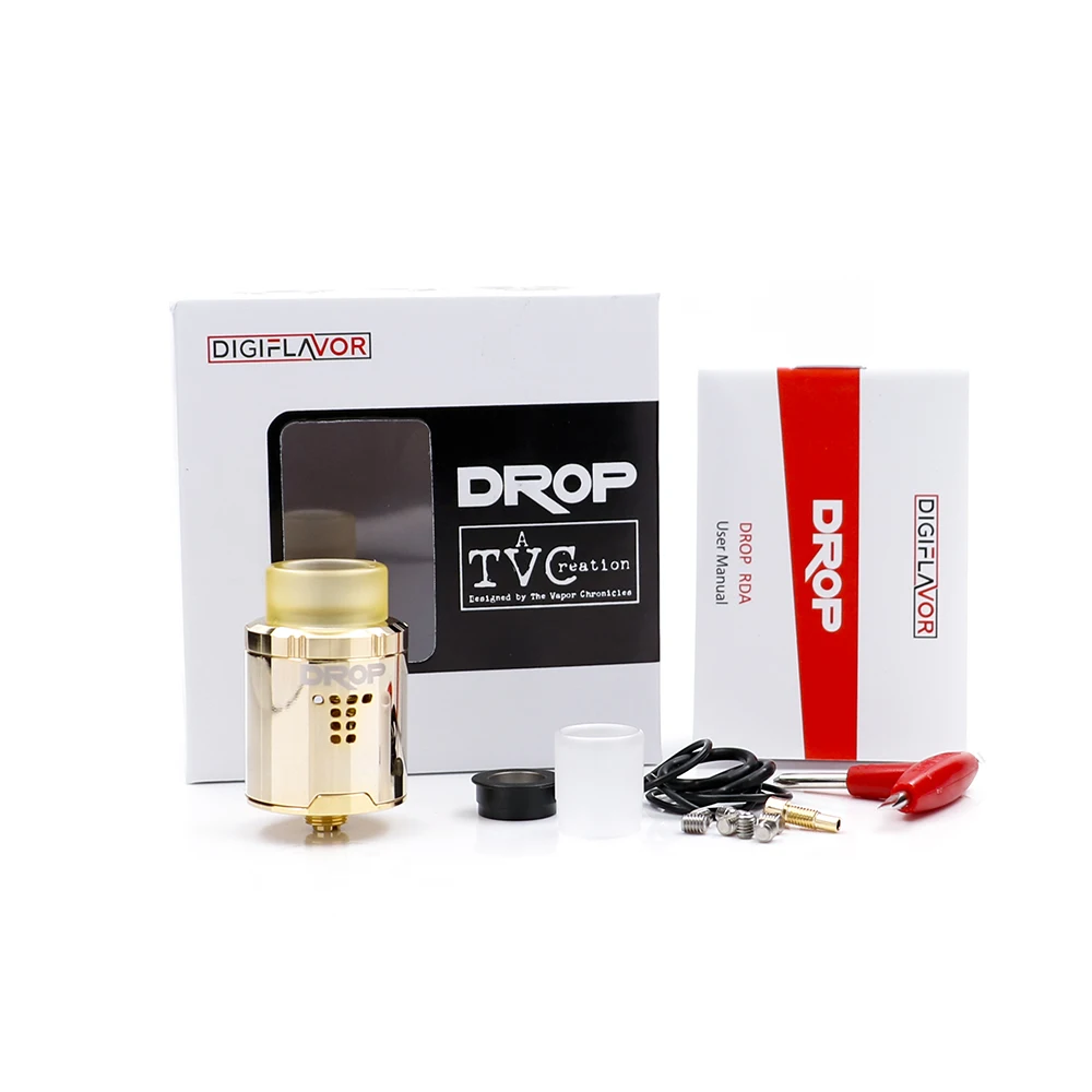  Electronic Cigarette 2PCS/Lot Best RDA Digiflavor DROP RDA electronic cigarette tank atomizer fit v