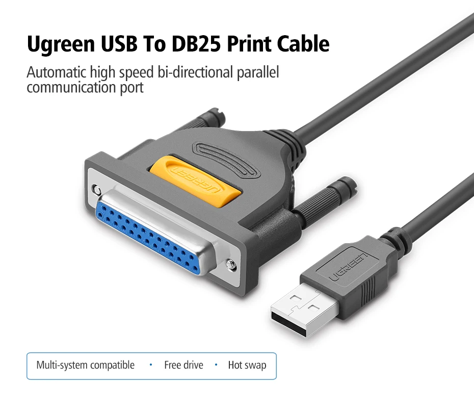 de Impressora LPT, 25Pin, 36Pin, Computador Estendendo Cabo, IEEE1284