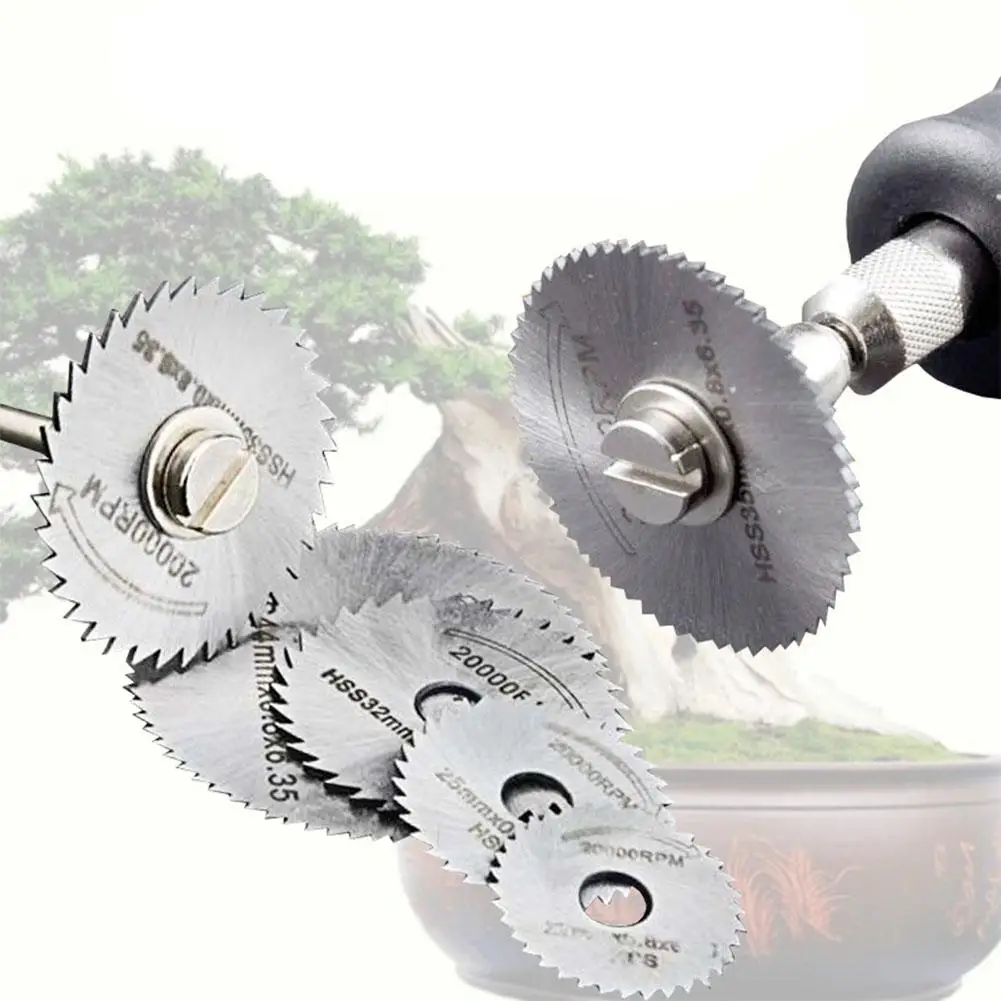 6PCS/Set HSS Circular Saw Blades Power Set Metal Wood Cutting Discs
