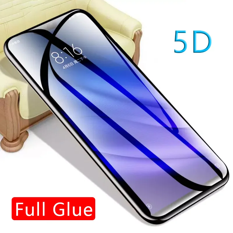 

Full Glue Tempered Glass For Xiaomi Mi A1 A2 Lite 8 9 Se 6 x 6x F1 Case Protective Screen Protector Phone Safety Tremp On Ksiomi