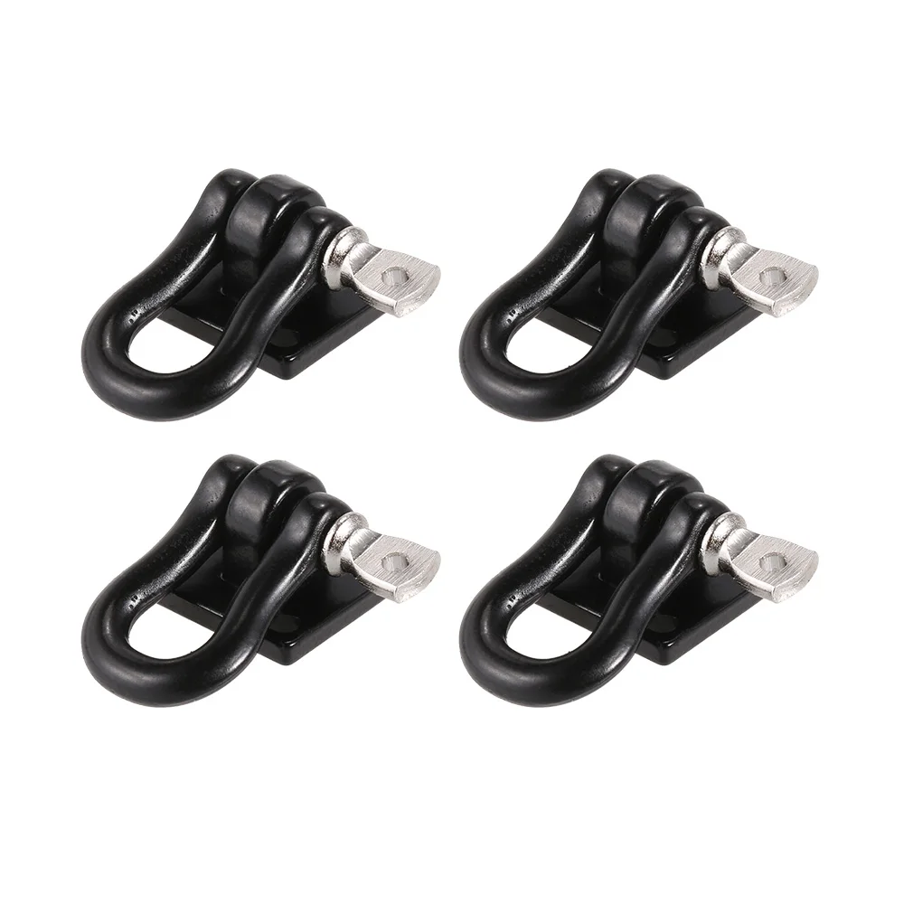 4pcs Metal Trailer Towing Buckle Tow Shackle Hook for RC Car 110 Axial SCX10 TAMIYA CC01 RC4WD D90 D110 RC Crawler Model Part (4)
