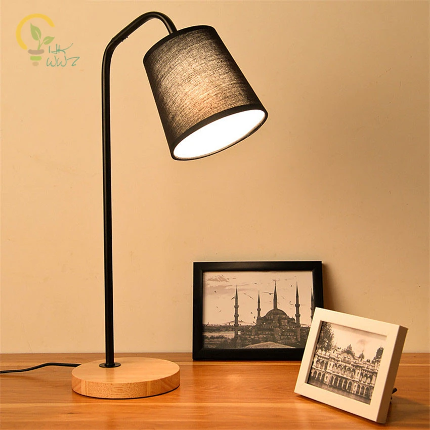 oak bedside lamps