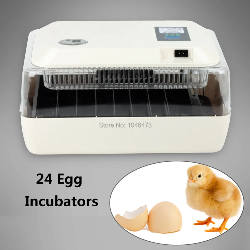(Ship from Germany) LED Display Farm Chicken Duck Poultry Hatcher 24 Egg Incubator Hatching Automatic Fully chocadeira (Ship from Germany) LED Display Farm Chicken Duck Poultry Hatcher 24 Egg Incubator Hatching Automatic Fully chocadeira