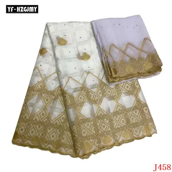 

YF HZGJMY New arrival Cotton Embroidered Swiss Voile Lace Bazin Riche Getzner African Fabric for women free shipping 2019 A458