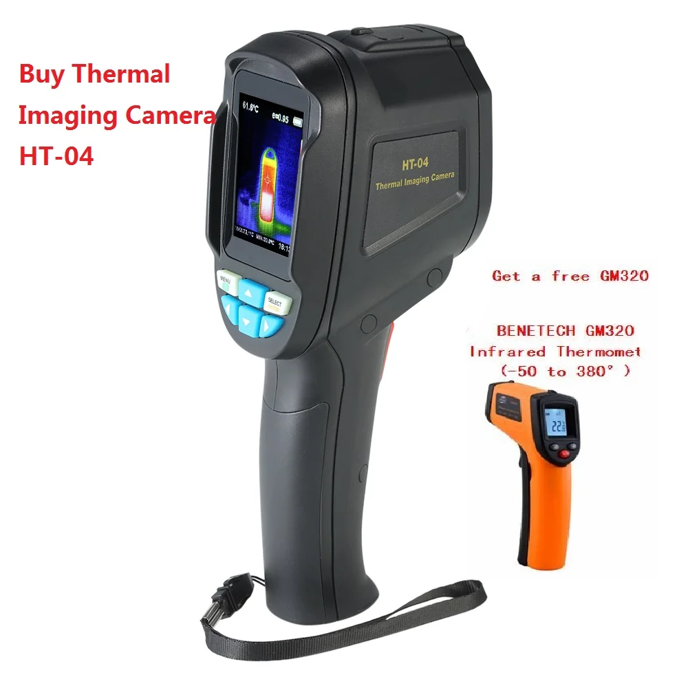 HT-04 with Real-Time Thermal Image Camera 2.8 Inch,IR Resolution 220x160 pixels 
