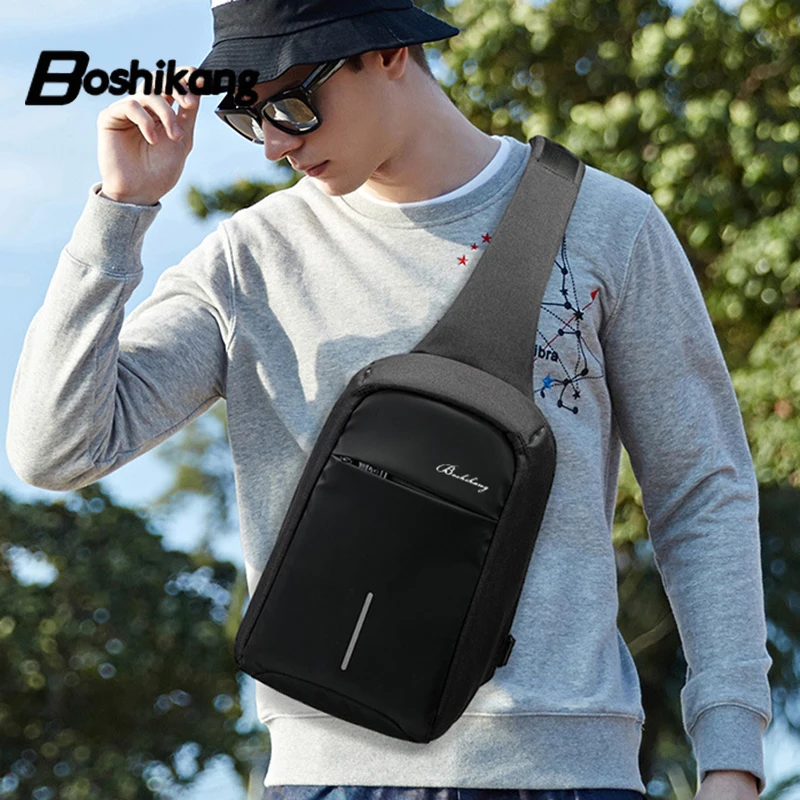 Boshikang men sling bag oxford male daypack high quality brand summer ...