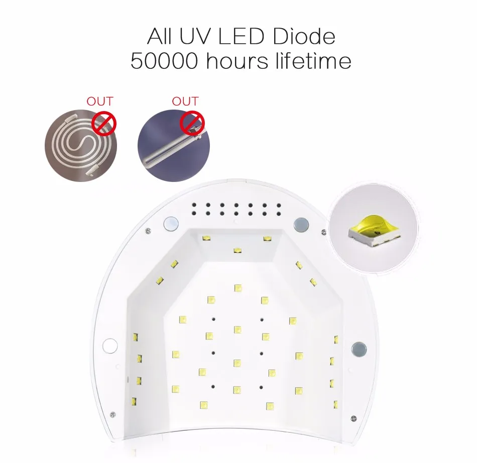 Profissional do Prego Lâmpada Almofada de Silicone para Silicone para Unhas de Unhas de Gel Polonês com Sensor Sensor de de Sunuv Sun2 Lâmpadas Led Prego 48 w Nail Secador uv Rosa de 13 almofada para unha gel polonês com sensor