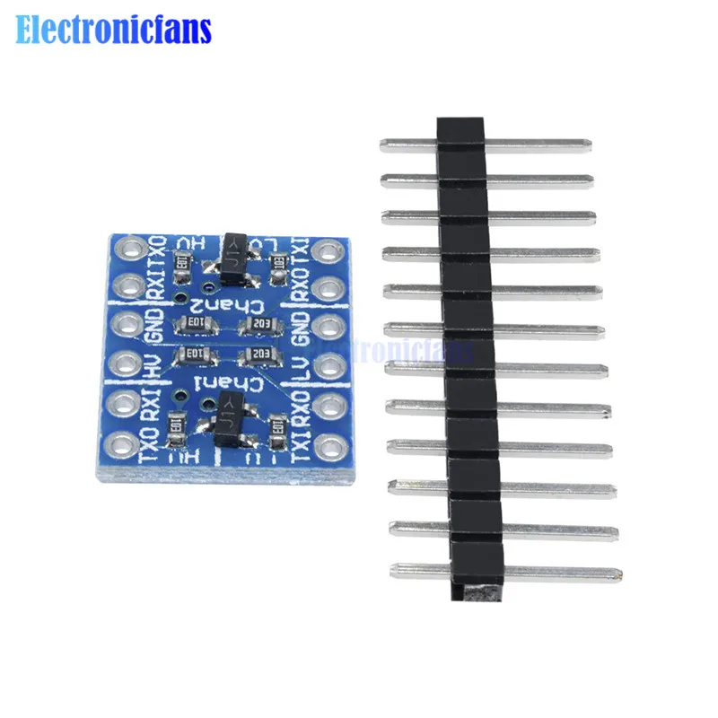 5 шт./лот двухканальный межсоединений интегральных схем I2C материнскую плату преобразователь уровня двунаправленный доска при напряжении от 5 в до 3,3 релейный модуль для Arduino