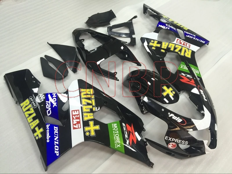 

Body Kits GSXR 750 2004 - 2005 K4 Black Fairing Kits for Suzuki GSXR750 05 Bodywork GSX R 600 2005 no paint
