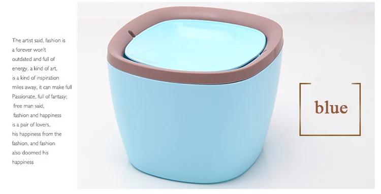 Mini Desktop Trash Can Waste Garbage Paper Basket Small Table Rubbish Bin
