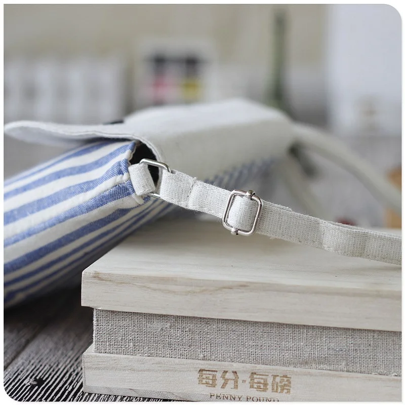 Женский хлопковый кошелек для мелочи органайзер в полоску с принтом Дамский