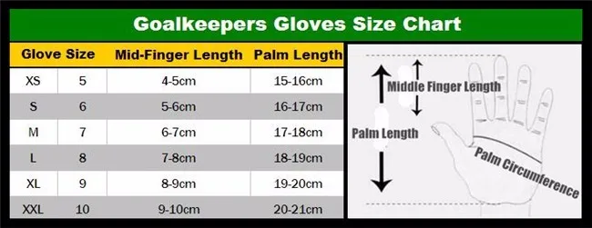 2017 Men Soccer Goalkeeper Gloves Wearable Slip Resistant Football Keeper Latex Goalie Gloves Professional Double Protection 9