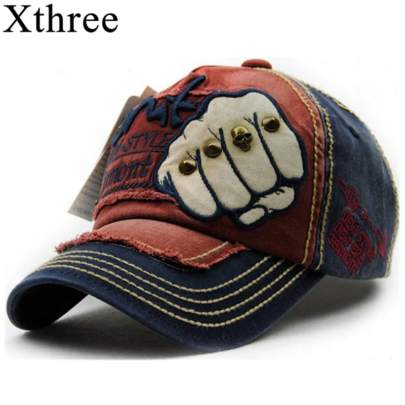 XTHREE للجنسين أزياء الرجال البيسبول كاب النساء snapback قبعة القطن عارضة قبعات الصيف الخريف قبعة للرجال كاب بالجملة
