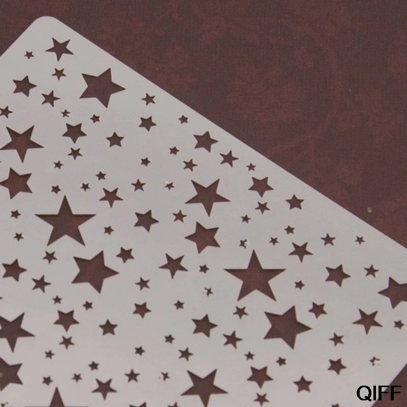 

Wholesale Star Stencils Template Painting Scrapbooking Embossing Stamping Album Crafts Art May06