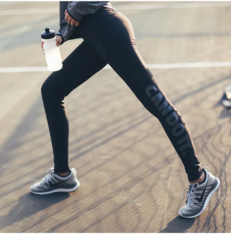 Женские спортивные штаны для спортзала, женские штаны для йоги с высокой талией, быстросохнущие облегающие колготки для бега, женские Компрессионные спортивные Леггинсы для йоги, колготки
