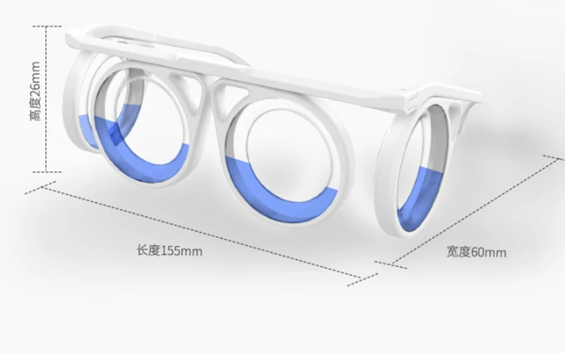 Противоскользящие очки Smart semick Airsick Liquid Lens-free съемные Складные портативные анти-спортивные очки Прямая