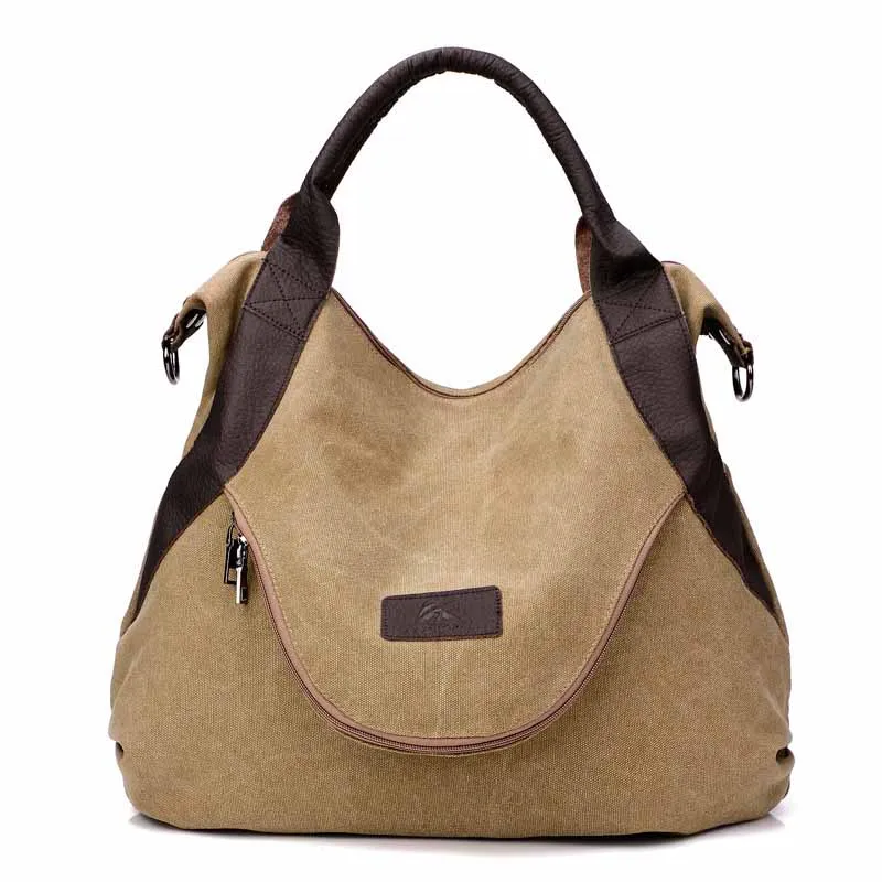 Новинка 2018 года холст для женщин сумки Винтаж Сумка ёмкость Crossbody сумка