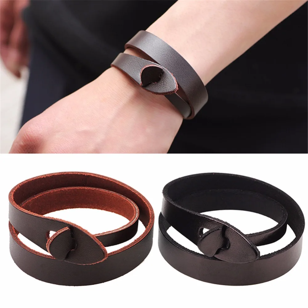 mens leather wrist cuff
