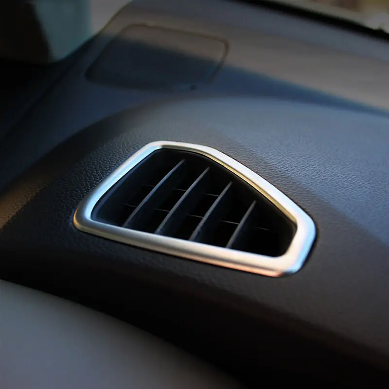 

For Honda Odyssey 2015 2016 accessories ABS Plastic Chrome Car Styling front conditioner air Outlet frame Cover Trim