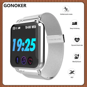 

Smart Bracelet Fitness Tracker with Blood Pressure Smart Band Heart Rate Monitor Color Touch Screen Smart Watch for Men Women