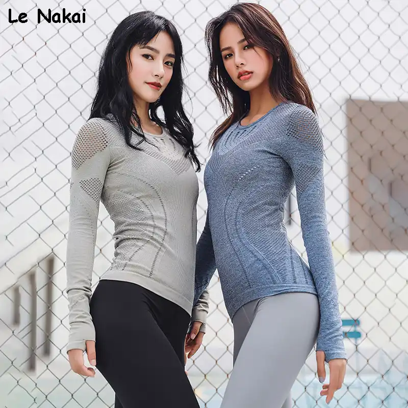 extra long yoga tops