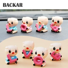 BACKAR Универсальный Авто Смола Любовь Свинья автомобиль орнамент милый мультяшное украшение стиль для Nissan mazda Ford Suzuki аксессуары для Skoda