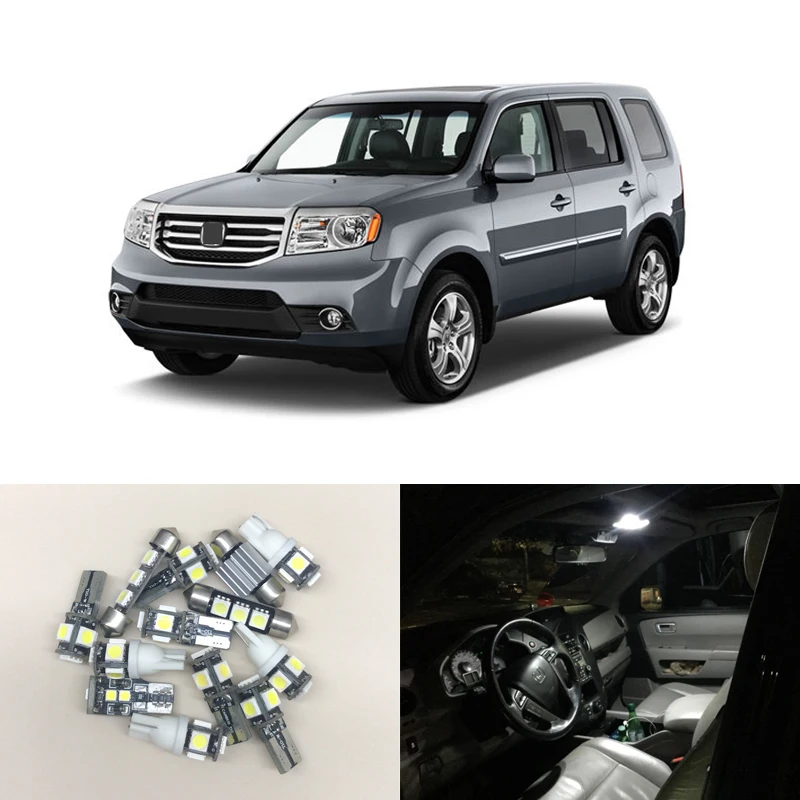 Canbus Led Interior Lighting Car Lights For Honda Pilot 2009 2013 Map
