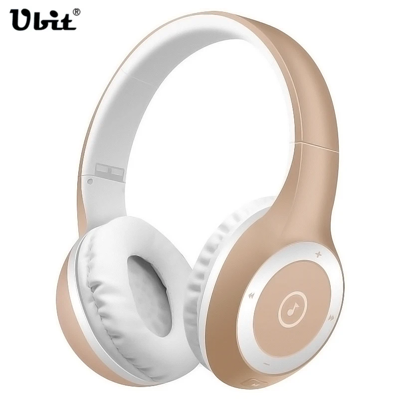 

Ubit T8 Sports Folding Wireless Bluetooth Headphone Subwoofer Headset Supports TF Card, Wireless Bluetooth Headband Headset